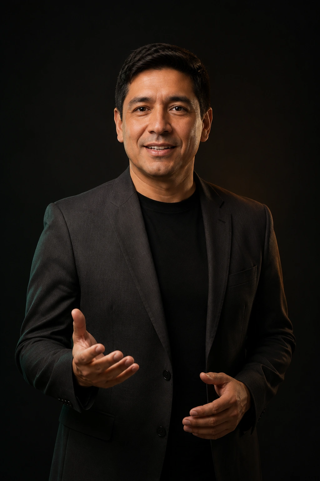 Ponente peruano de negocios, imagen de referencia