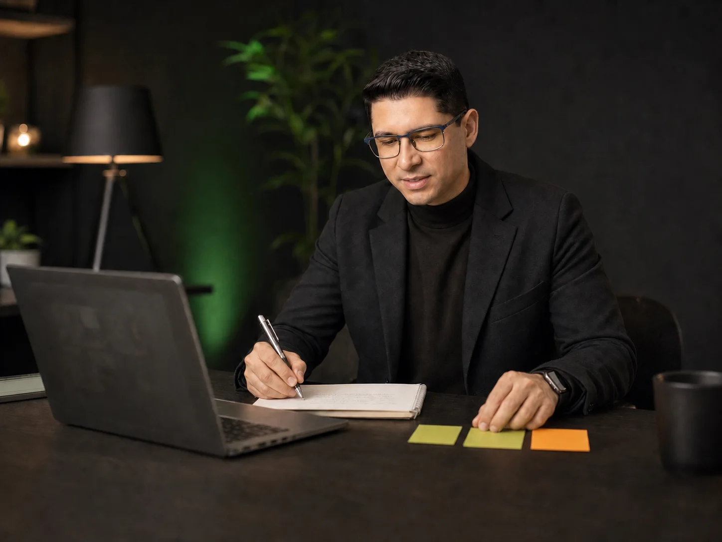 Giuseppe Bresani convirtiendo lo aprendido en un plan de acción comercial durante una sesión online